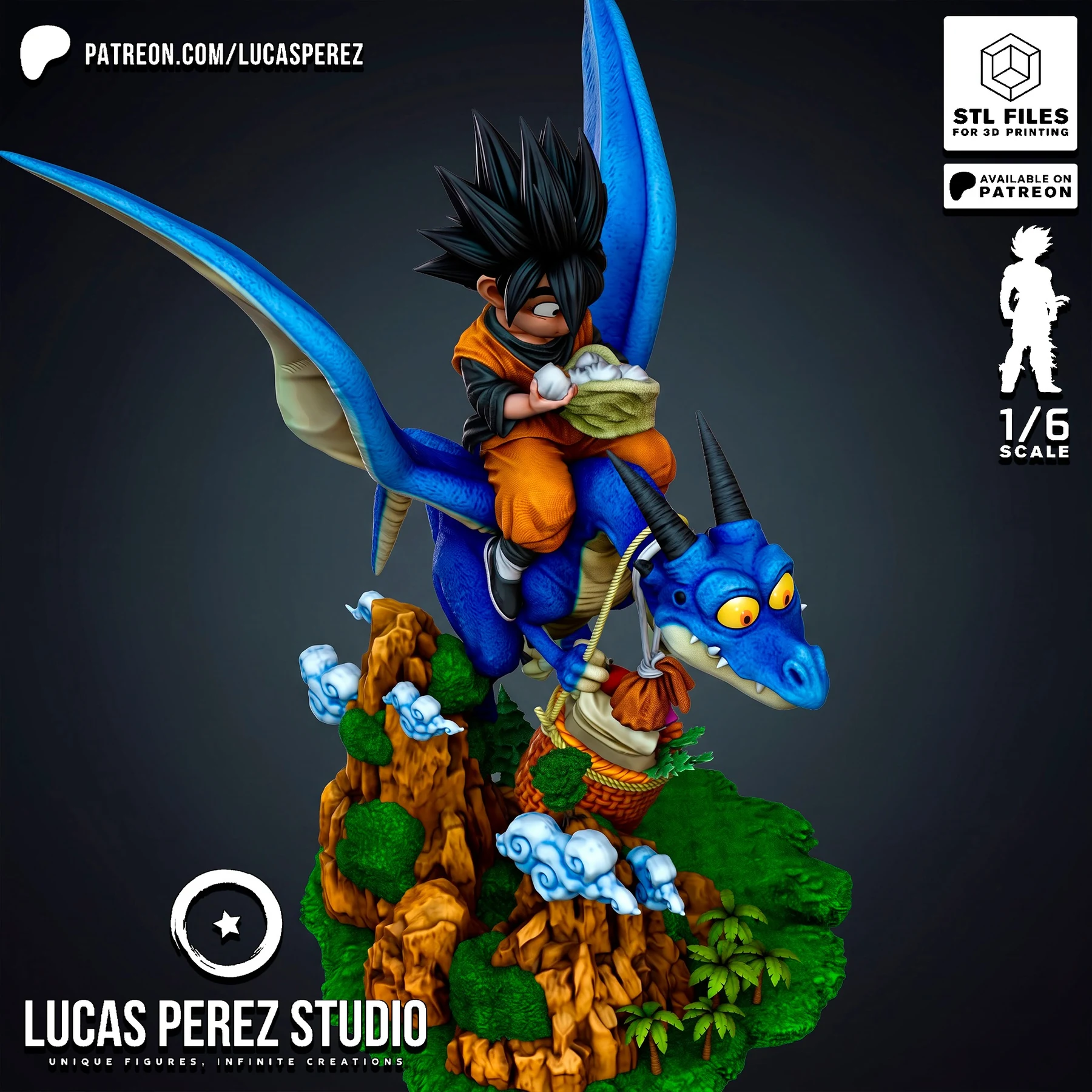 Render de Goku Family on Dino